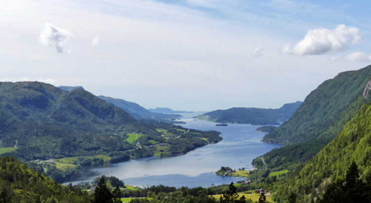 Point de vue Brekka sur le Arvagsfjorden 2